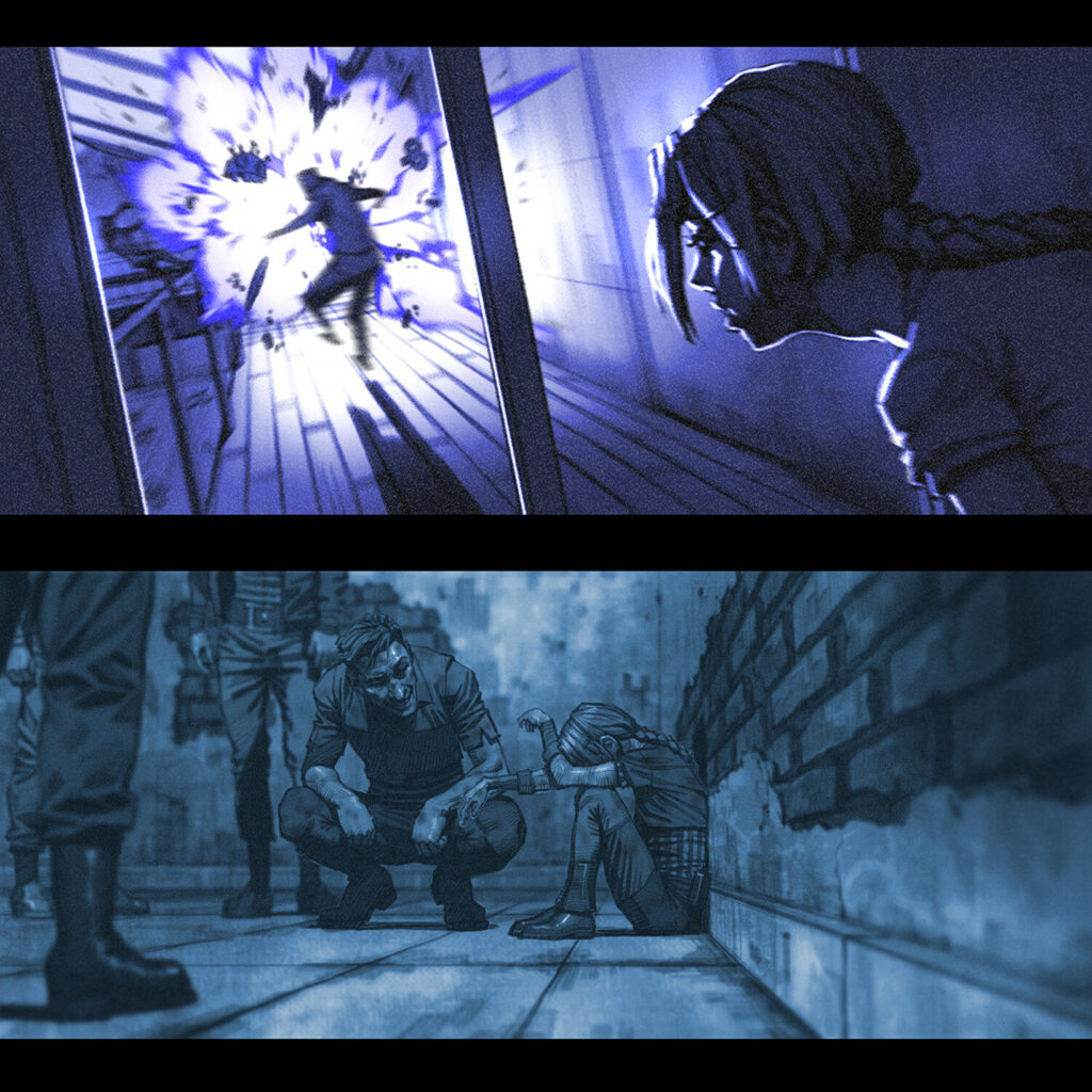 Arcane awesome early storyboards shared by artist Seung Eun 2