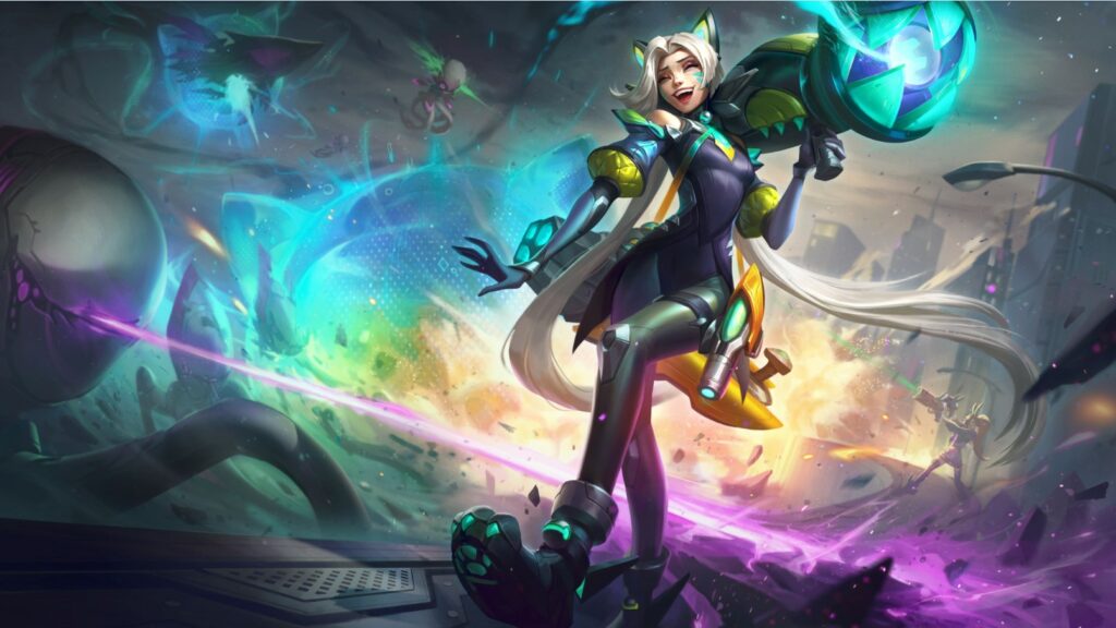 Newest Anima Squad skins revealed for Vayne, MF, Jinx, Sylas, and Riven 4