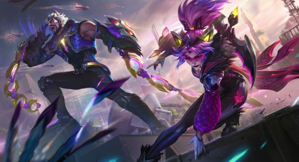 Newest Anima Squad skins revealed for Vayne, MF, Jinx, Sylas, and Riven 5