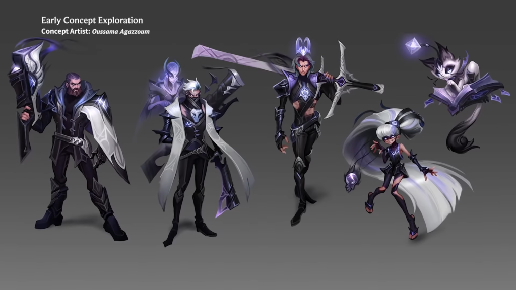 Riot shows 3 early concepts of EDG's 2021 Worlds skins 1