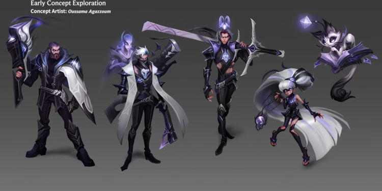 Riot Shows 3 Early Concepts Of Edg S 21 Worlds Skins Not A Gamer