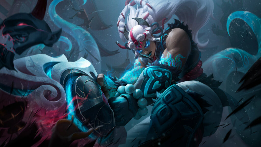 New skin line Snow Moon Illaoi, Caitlyn, and Kayn: Splash Art, Release Date, and More 2