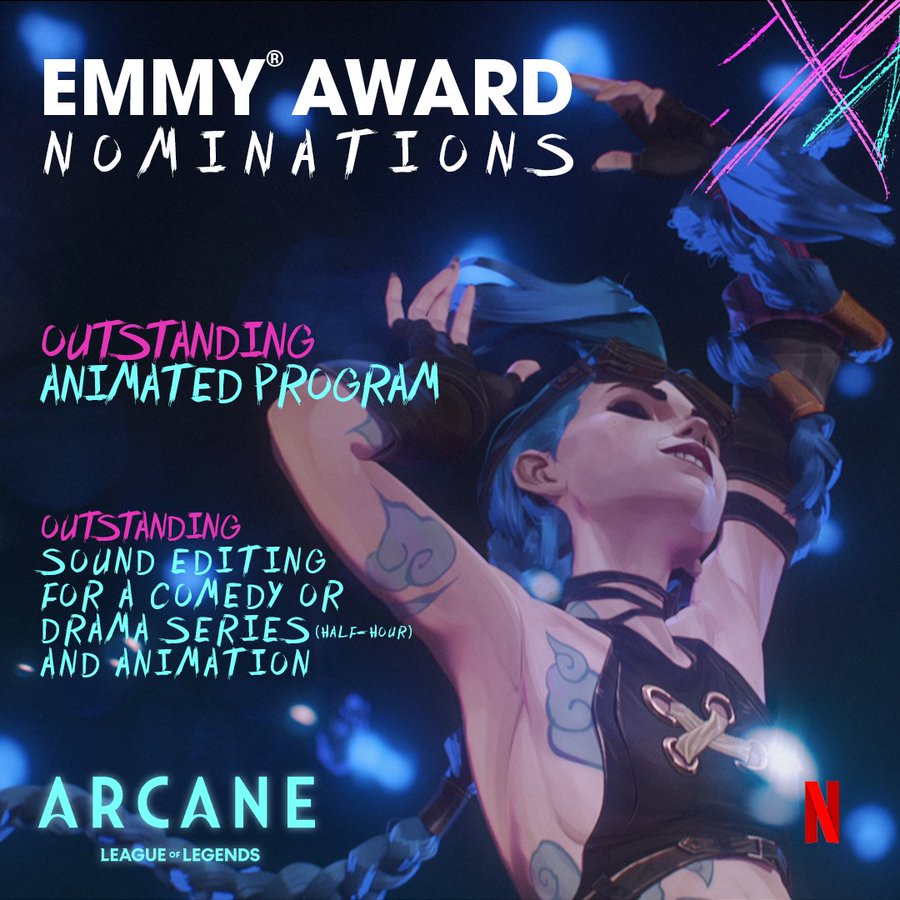 Arcane receives 2 Emmy Nominations 2