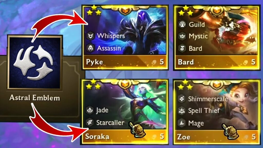 TFT Dragonlands: Astral Emblem - Does hitting a 3-star 5 cost that easy? 1
