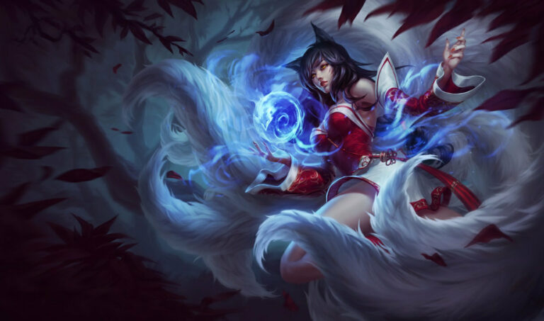 riot ahri statue