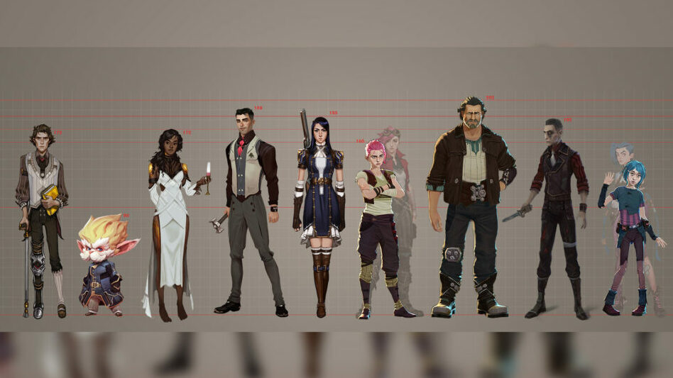 According to Riot Games, Caitlyn is the tallest girl in Arcane 1