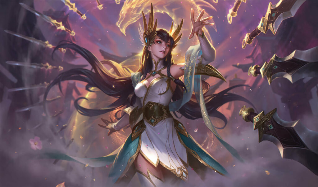Riot artist revealed Spirit Blossom Irelia arts and it is gorgeous! 3
