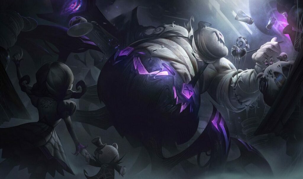 All new Fright Night skin splash arts revealed in League of Legends 3