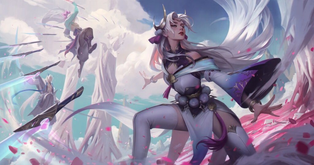 Riot artist revealed Spirit Blossom Irelia arts and it is gorgeous! 2