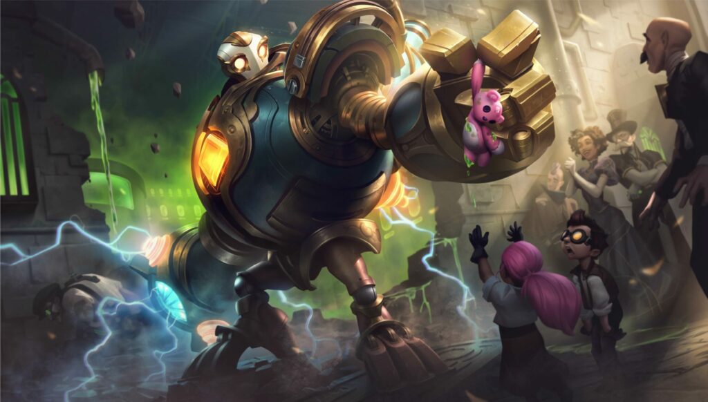 Blitzcrank would be a hot pick after the new League of Legends update 1
