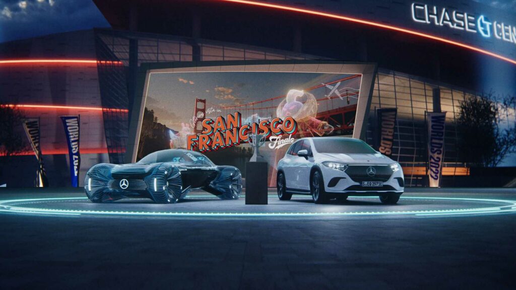 Mercedes-Benz Virtual Show car collabs with League Of Legends Championship 1