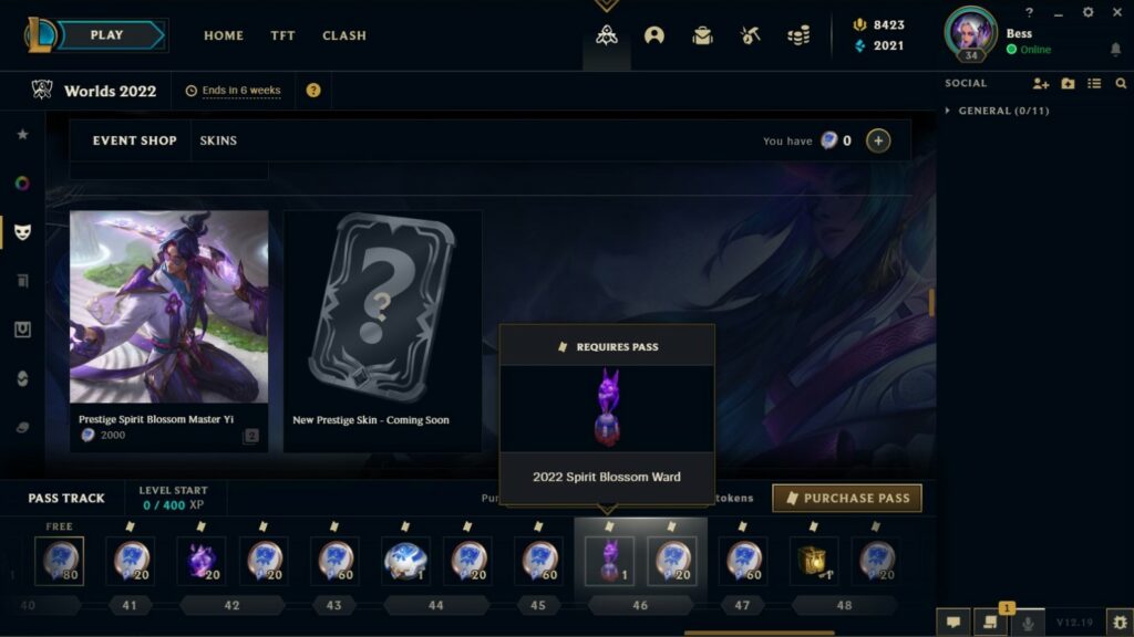 Mythic Content Overhaul phase 3: new Pass Event changes on PBE 8