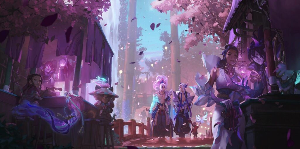 Riot officially revealed 2022 Spirit Blossom event featuring Sett and Syndra 3
