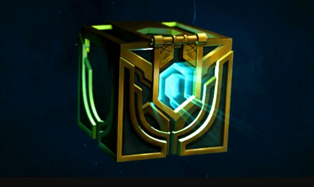 League players proposed with a real-life Hextech Chest 3
