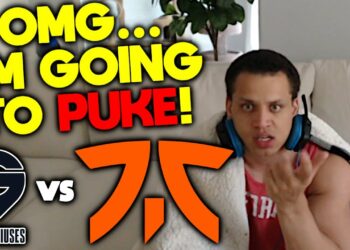 Tyler1 react to Worlds 2022 Play-In - EG loss to Fnatic: “I’m gonna puke” 12