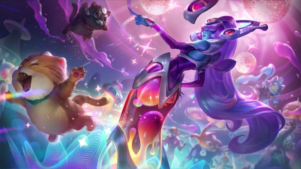 Full revealed of 2022 Space Groove skins: Splash arts, Prices, and more 20