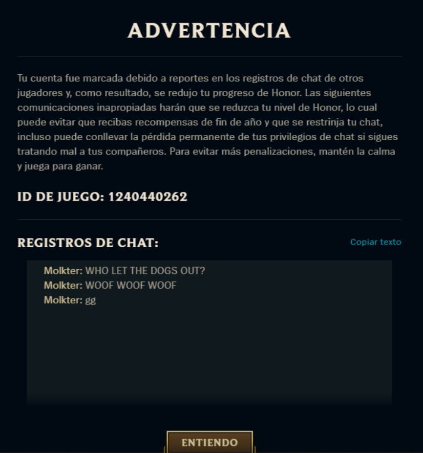 New Punishment System ‘immediately’ bans players for swearing in chat - Riot confirmed 2