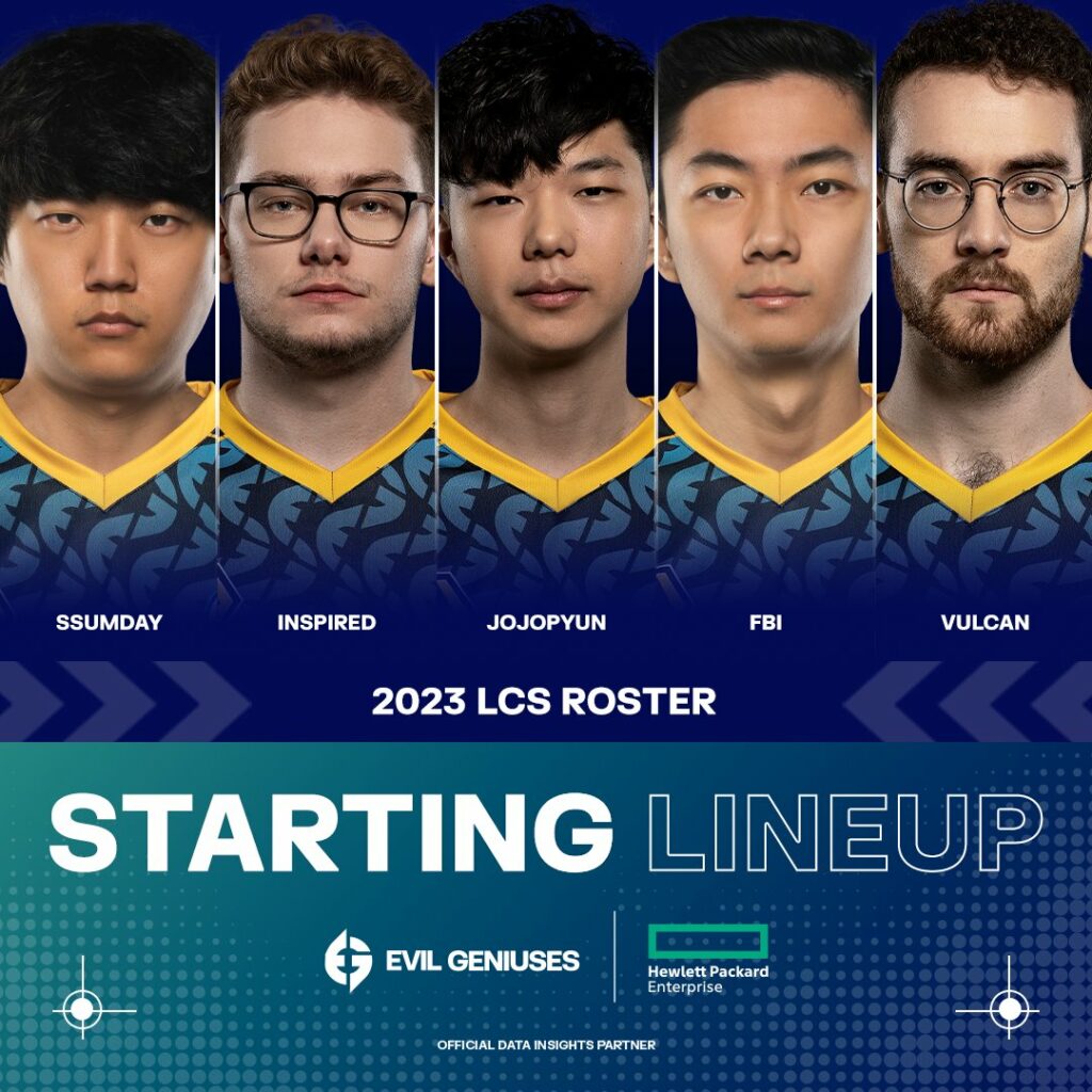 Evil Geniuses announces 2023 NA LCS roster 2