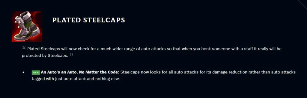 Here’s how Massive Plated Steelcaps Buff is in League Patch 13.5 2