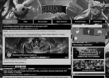 Surrender@20 - legendary LoL news site, to shut down on July 12 2
