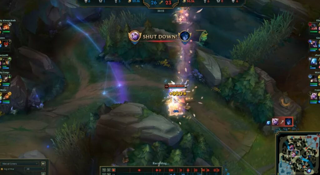 A League of Legends Player secured a kill just by ... Soraka Ultimate? 2