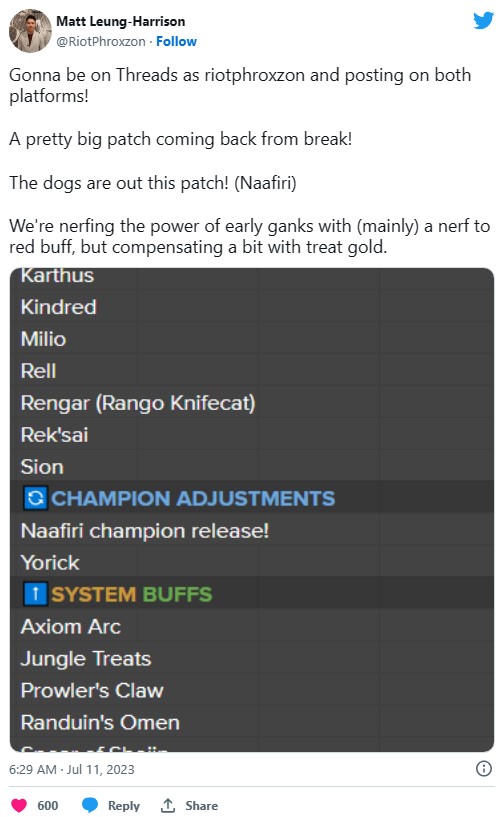 League of Legends Patch 13.14 Preview: Aatrox Buffs, Jax Nerfs, New Jungle Buffs, and more 16
