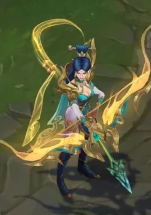 Riot actually made Immortal Journey Kayle skin from Ashe's model 2