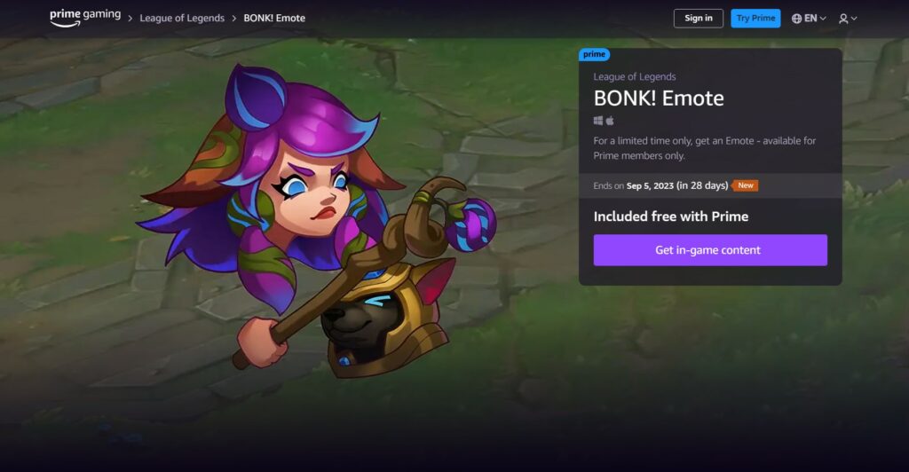 New Limited LoL "Bonk!/Go to Horny Jail" Emotes and how to get it 1