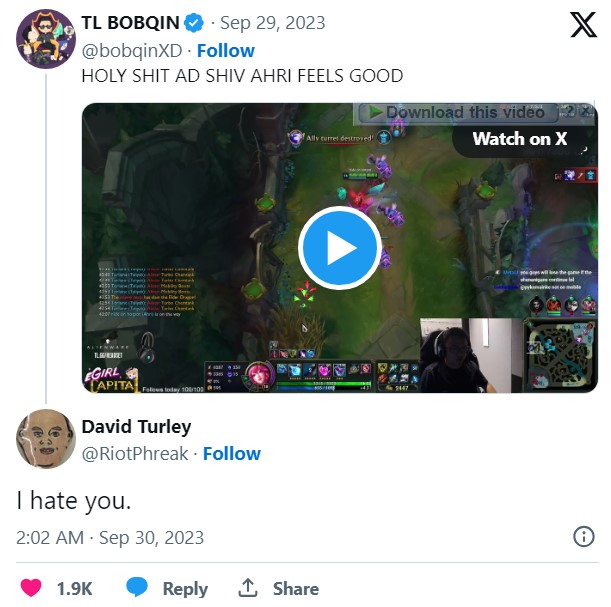 After Leblanc, AD Ahri is becoming OP and League devs just hate it 6