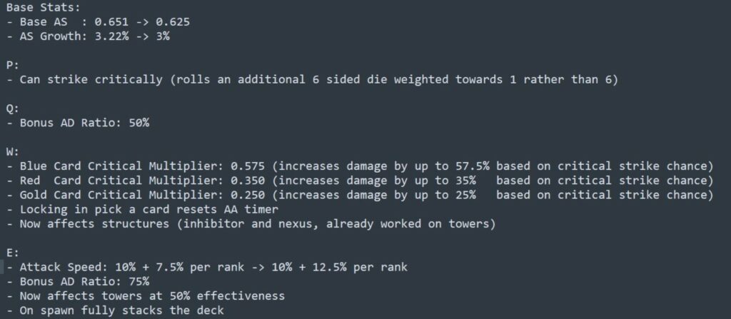 Twisted Fate is receiving crit buffs on PBE servers 23