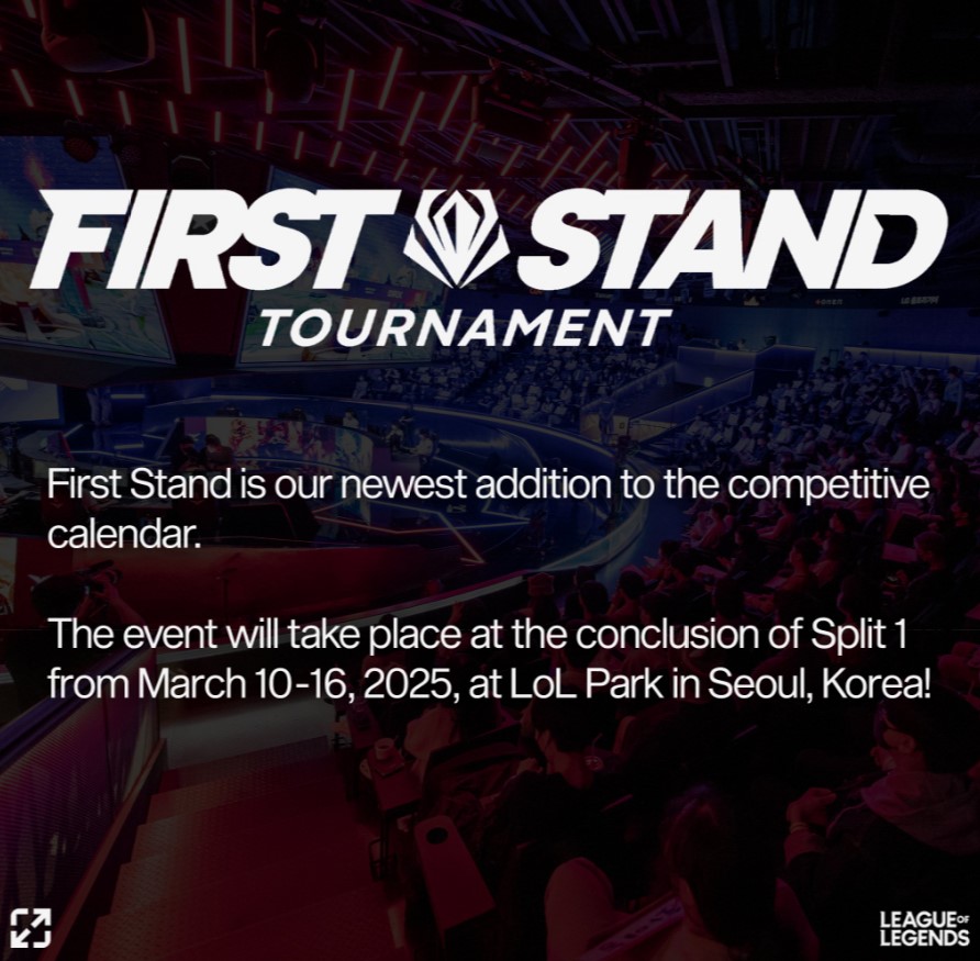 Riot announces a new global League of Legends event called First Stand, featuring 5 teams 2